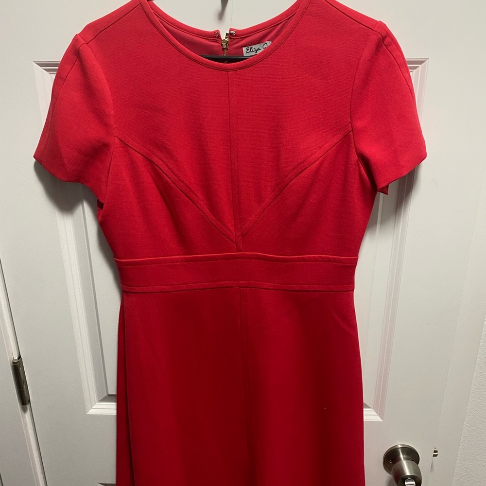 Eliza j red dress